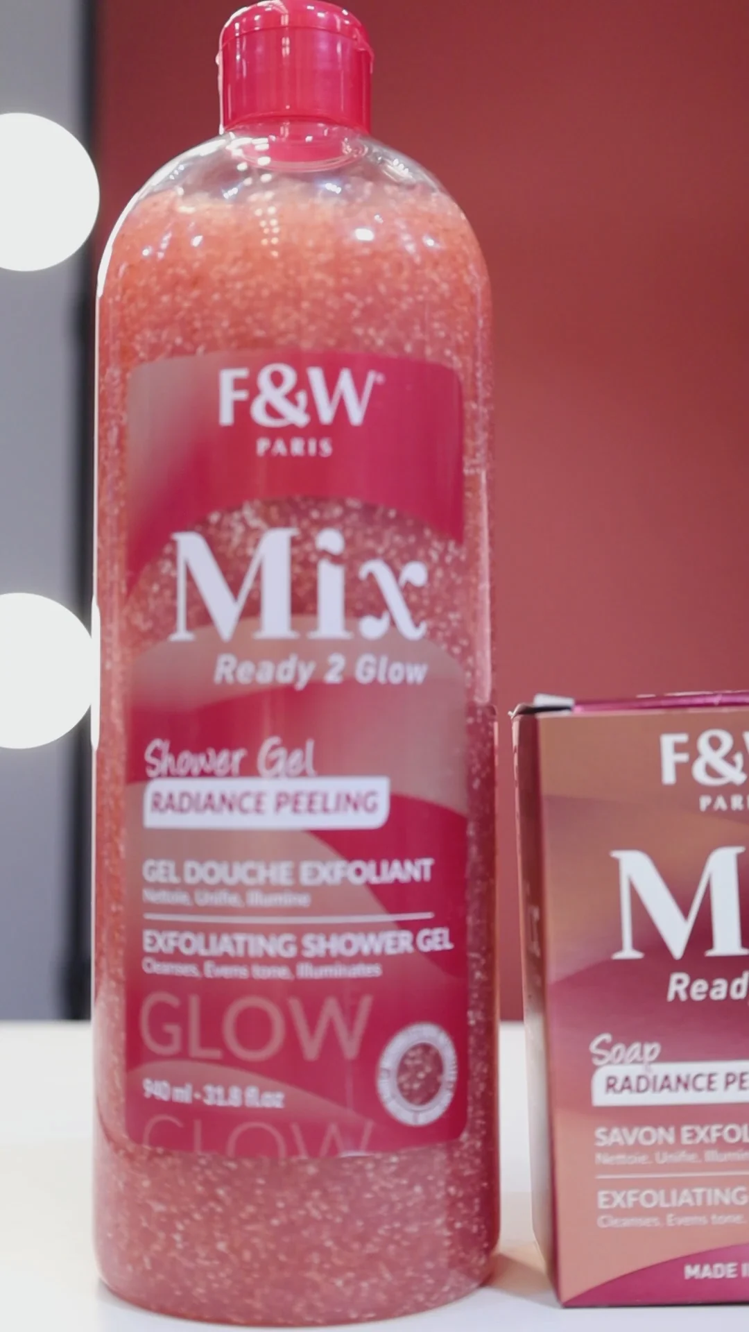 Fair & White Mix Ready 2 Glow shower gel and soap